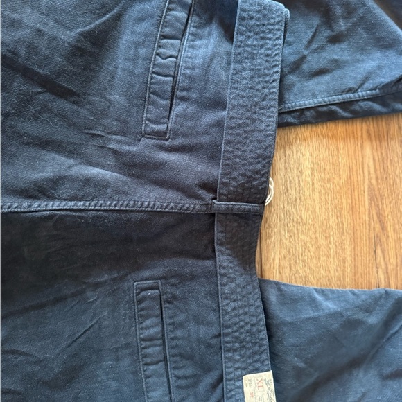 NWT Faherty Women's Crushed Velvet Tie Waist Jogger Garment Dyed / XLarge - Picture 9 of 13